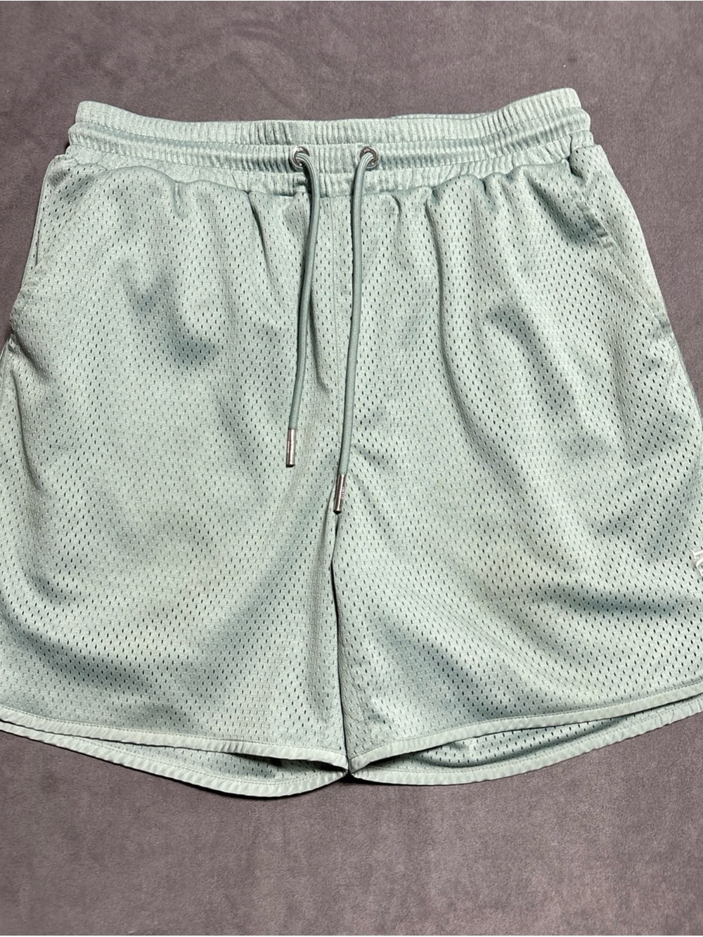 Kith Jordan Double Mesh Shorts Mens Small Mint Green StreetWear Drawstring